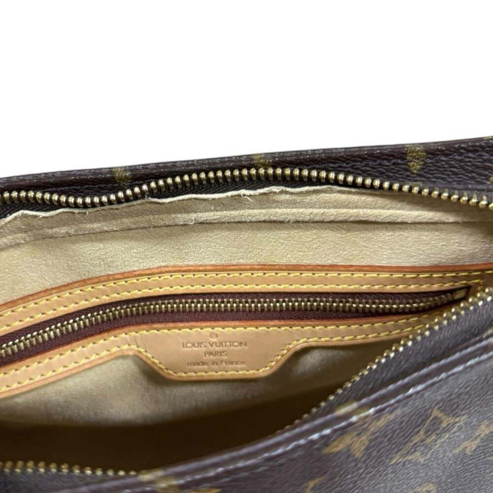 LOUIS VUITTON Authentic Brown Monogram Canvas Looping MM Shoulder Bag - Picture 8 of 12